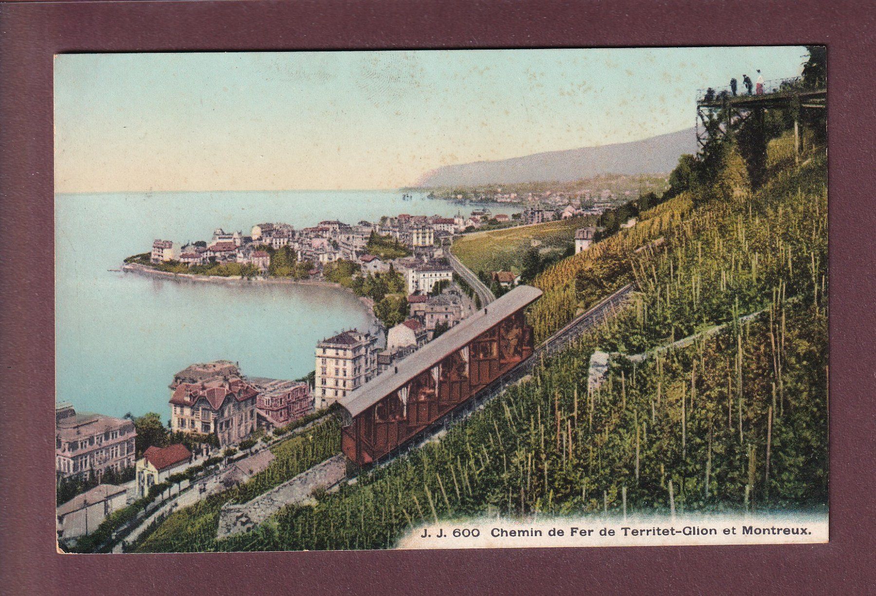 Cartes postales: Chemin de fer TERRITET-GLION – D'occasion à Pully par nicecards