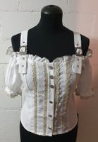 Neu: OS Trachten-Carmen Bluse Gr. 34 / Baumwolle