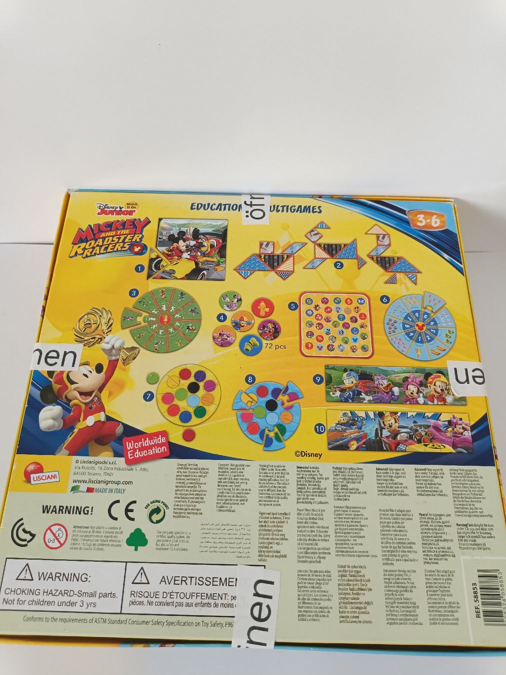 Disney Giochi: Lisciani Mickey Mouse Educational Games 10 in 1 set – Usato da Opfikon venduto da vicmwakio 1
