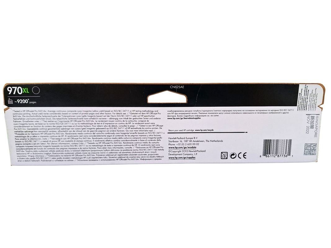 Hewlett Packard Druckerpatronen & Toner: HP Druckerpatrone 970XL schwarz – Neu und originalverpackt aus Breitenbach von Restwert_Breitenbach 1