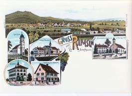 Gruss aus Ramsen - (Litho um 1900)