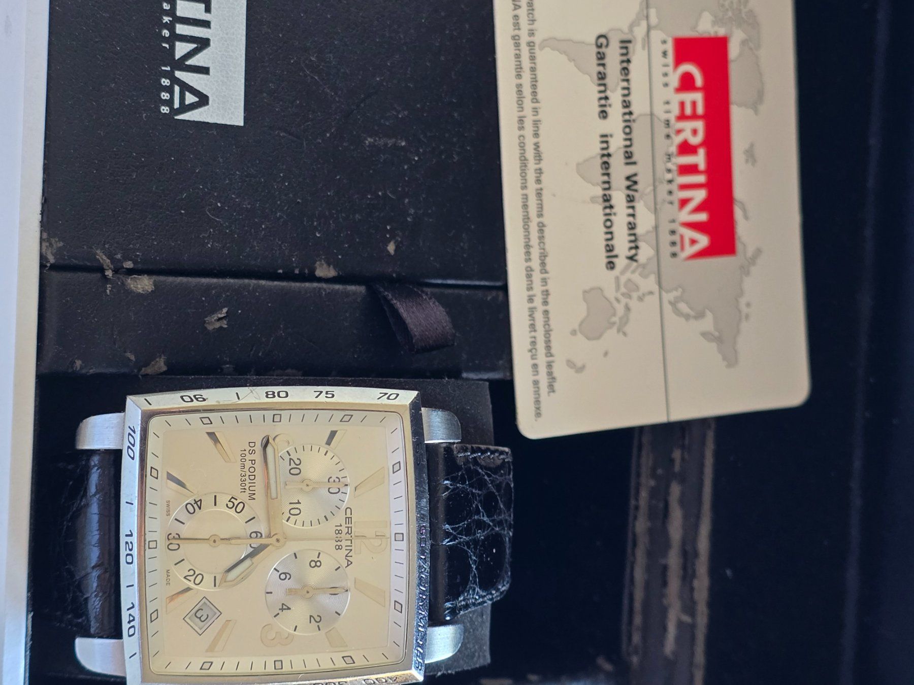 Certina Montres: Certina DS Podium  Date Cronograph XXL aus 2011 full set – D'occasion à Muri AG par Corredor 8