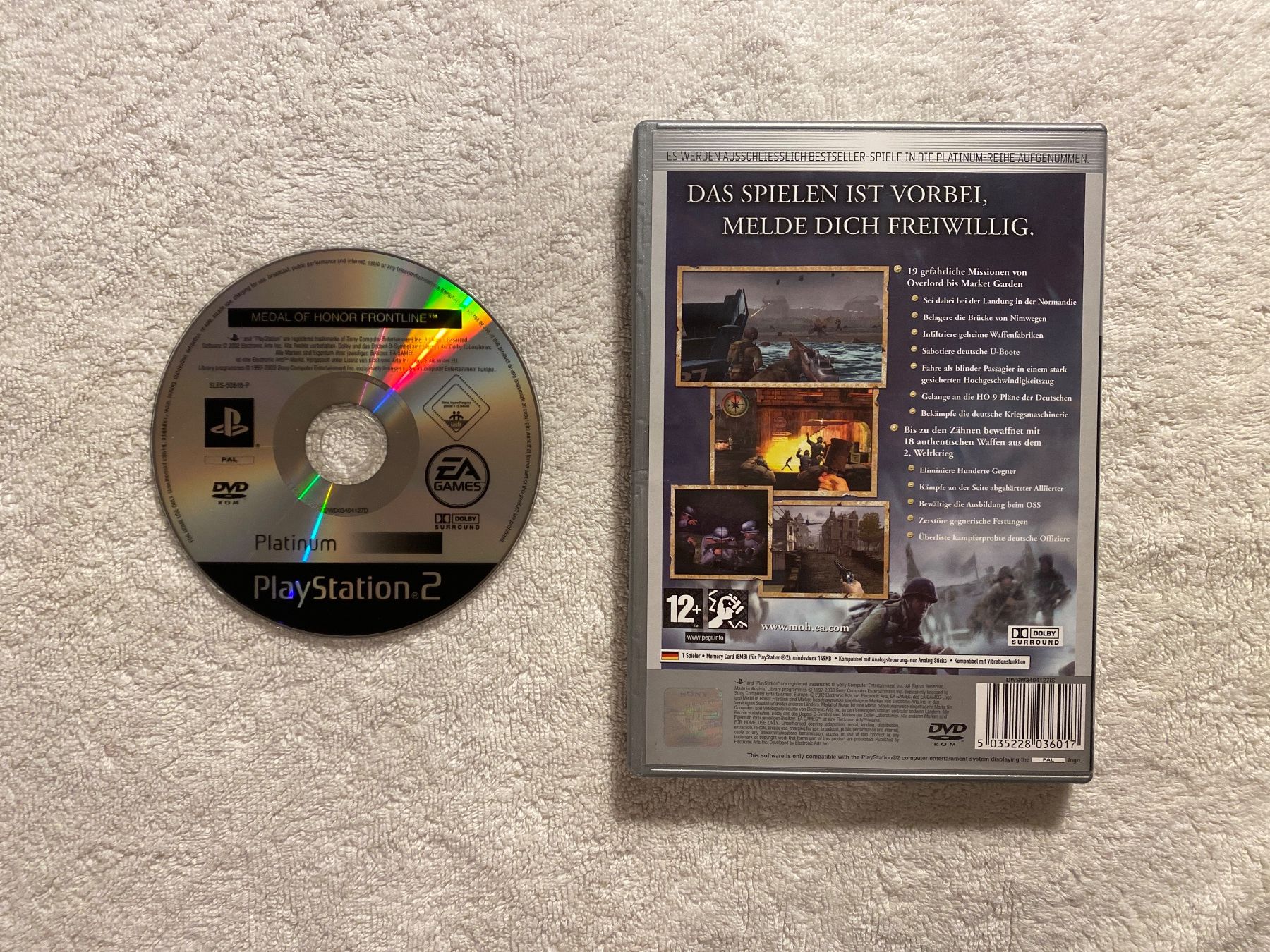 Sony Giochi: Medal of Honor Frontline PS2 – Usato da Reichenbach i. K. venduto da Daniel840 1