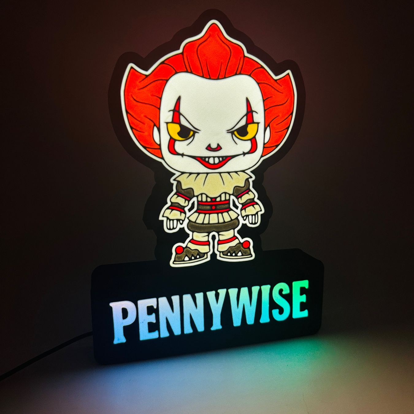 Lampade: Lightbox lampe led PENNYWISE RGB – Nuovo (secondo la descrizione) da Vicques venduto da PAMB3D 1