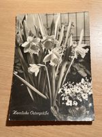 Antike Osterkarte, Schwarz-Weiss Fotografie, 1951 selten!