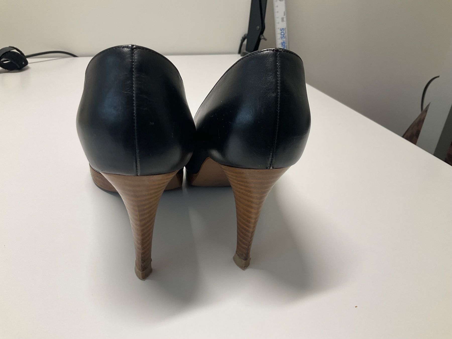 Sergio Rossi Scarpe da donna: Sergio Rossi Peep Toe Leder 38 – Usato da Wetzikon ZH venduto da coco8468 2