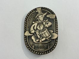 Basler Silber-Fasnachtsplakette 1949