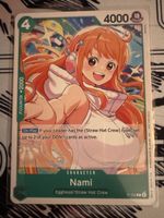 One Piece Sammelkarte Nami P-102 Egghead neuwertig