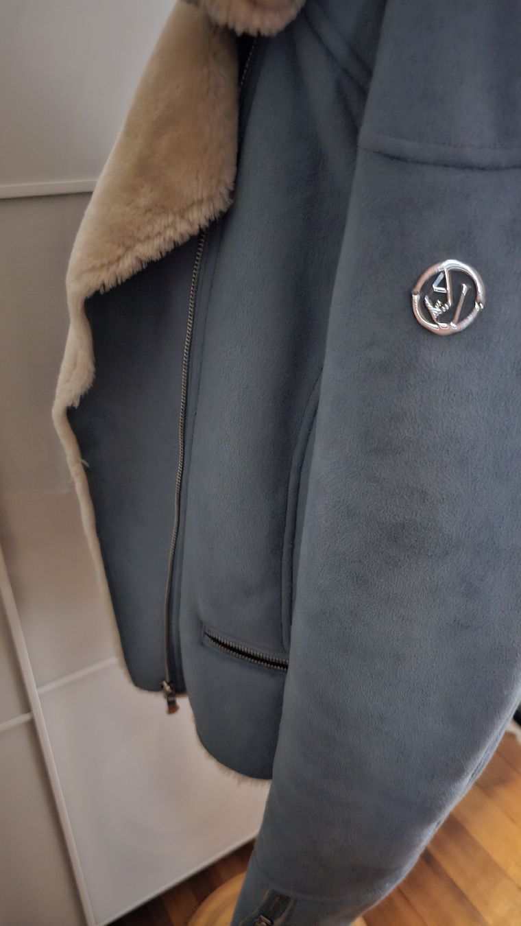 Armani Giacche: Armani Jeans Wildleder Lammfell-Jacke – Nuovo (secondo la descrizione) da Olten venduto da Magnum2001 1