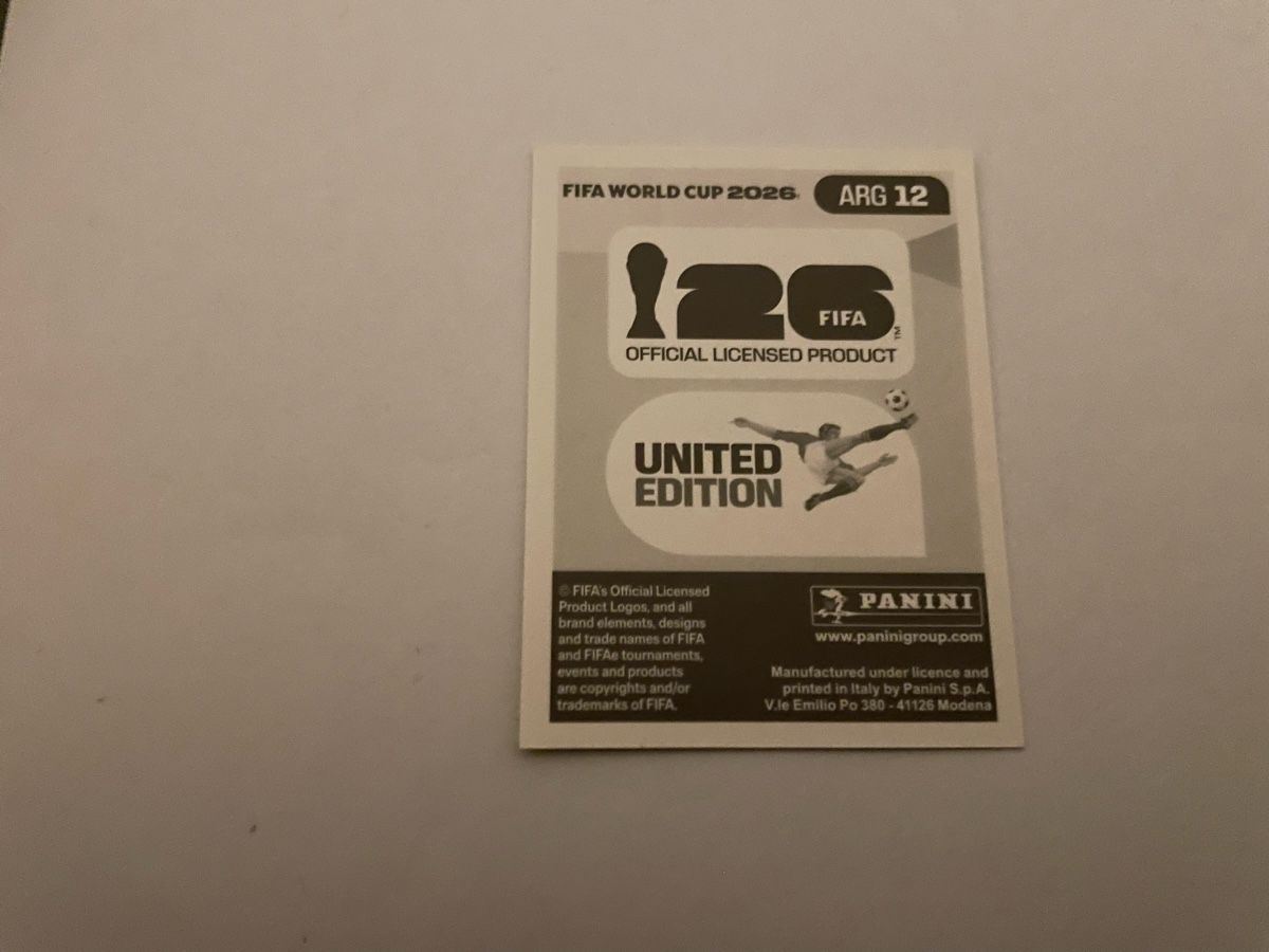 Panini Carte collezionabili: FIFA WM 2026 Leandro Paredes ARG 12 – Nuovo (secondo la descrizione) da Winterthur venduto da Cobraforce 1