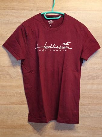 Hollister T-Shirt, bordeauxrot, Grösse M, Top Zustand!