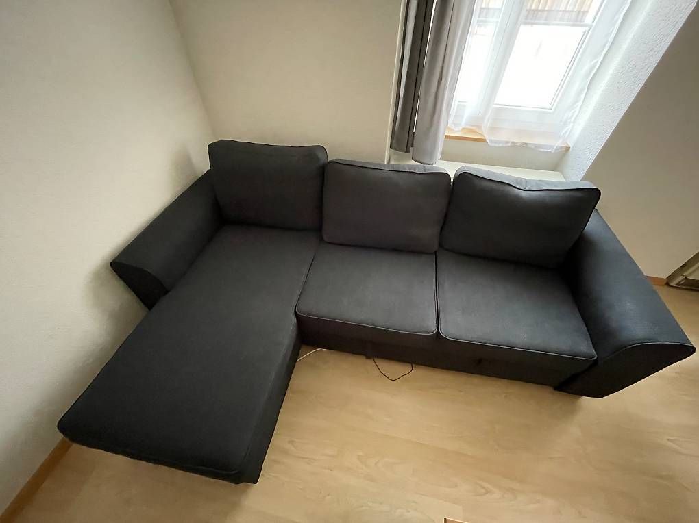 Divani: Ecksofa ARCADE in dunkelgrauem Stoff – Usato da oensingen venduto da aarathana 2