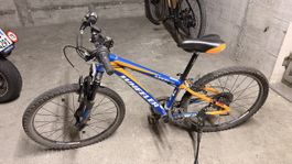 Kinder Mountainbike Wheeler Junior 400 blau orange
