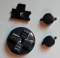 Game Boy Ersatztasten Knöpfe schwarz