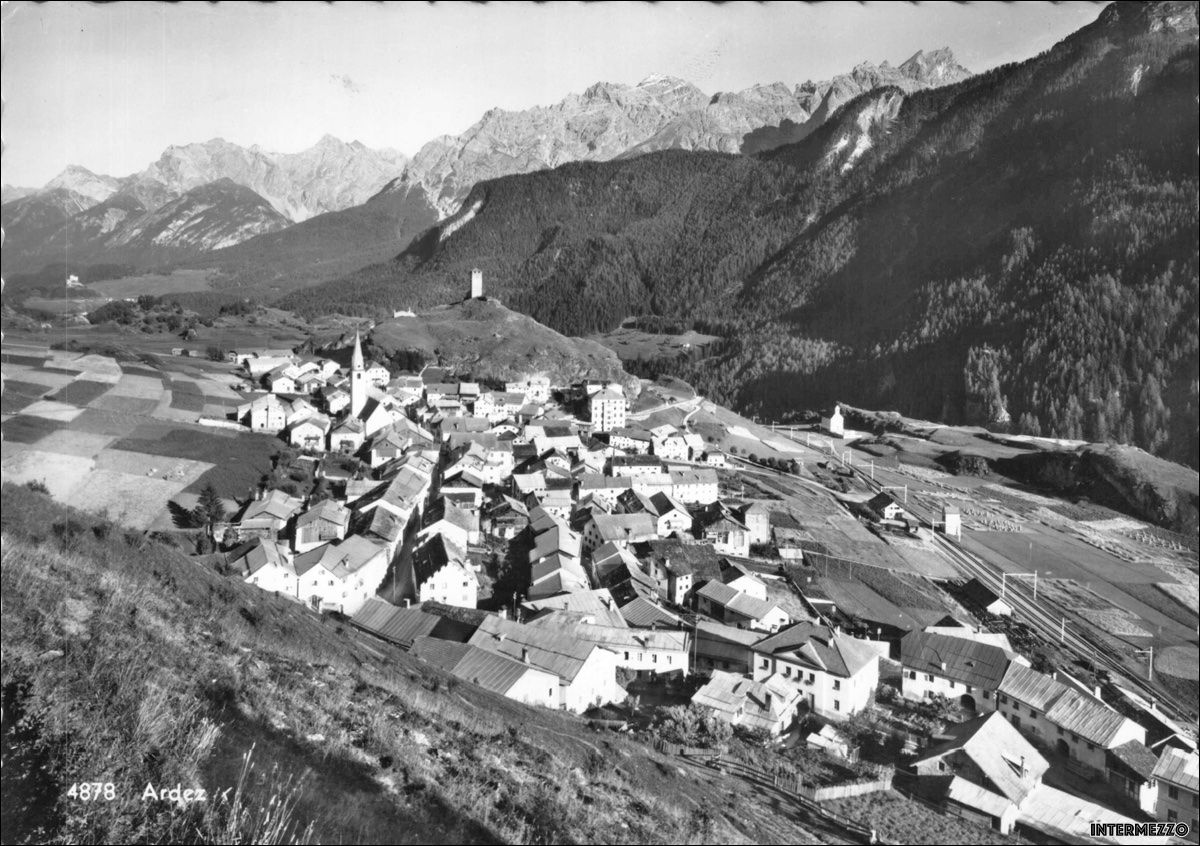 Cartoline postali: Ardez GR // 1953 Dorf – Usato da Basel venduto da intermezzo12