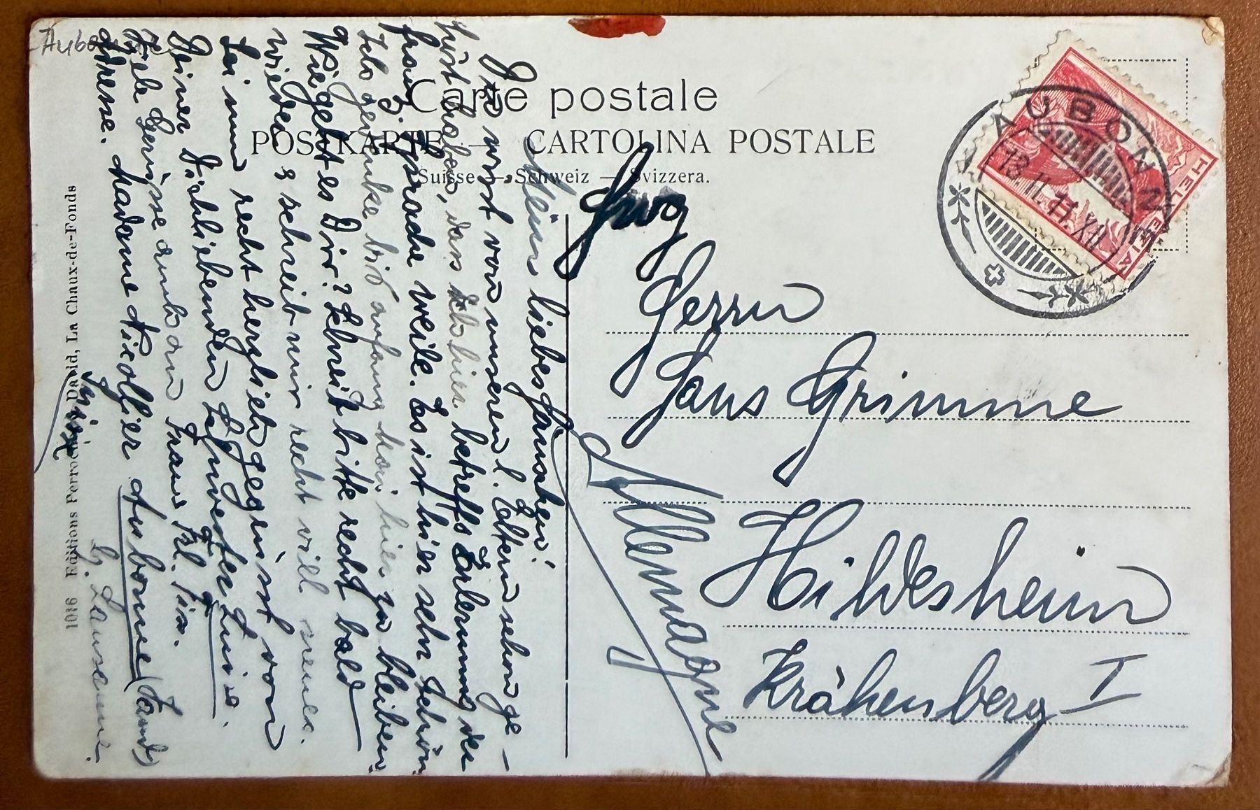 Cartoline postali: Lausanne - Palais de Rumine - Animation 1911 – Usato da Lutry venduto da Ediego 1