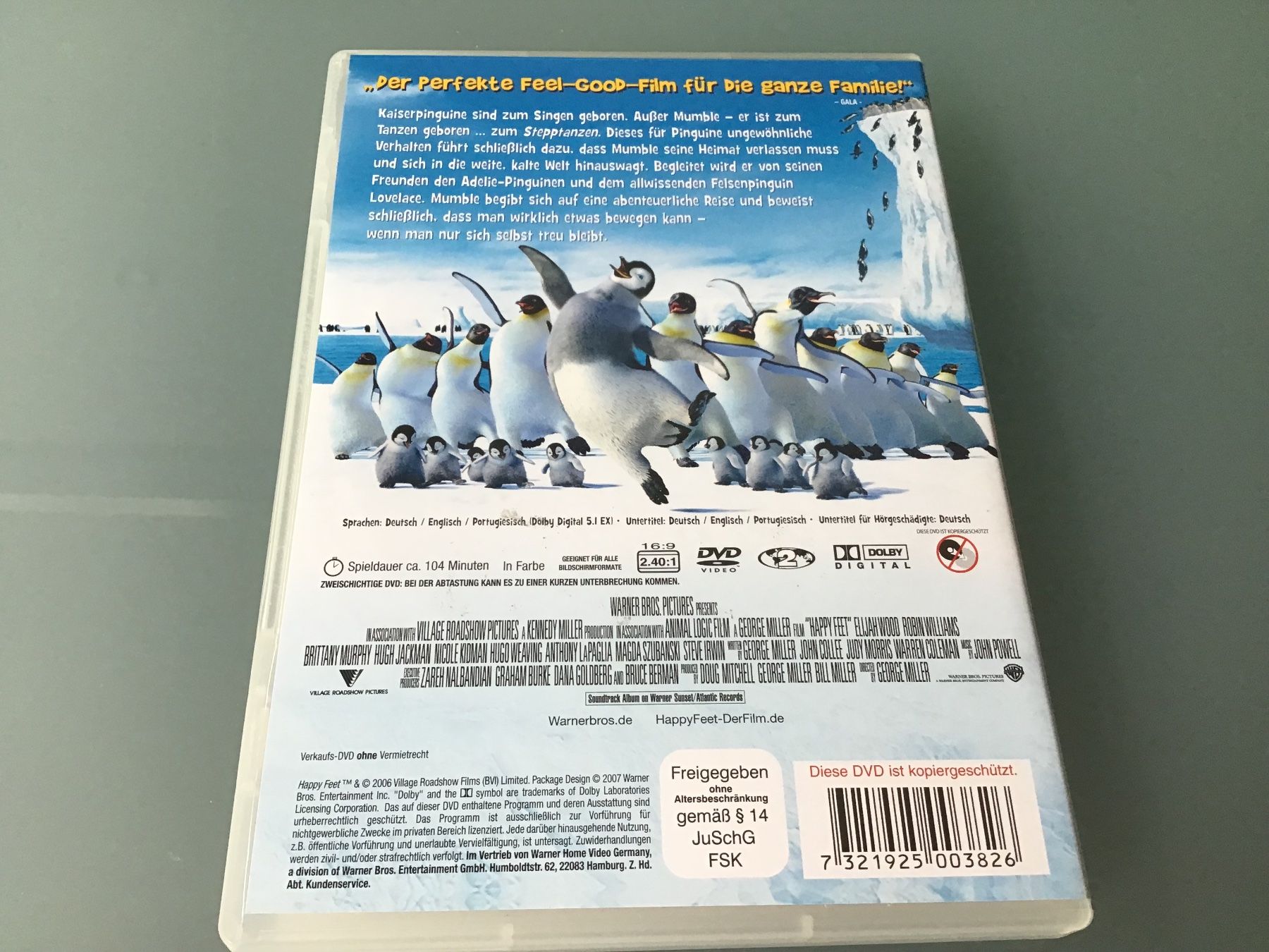 Tutti i DVDs: Happy Feet Kaiserpinguine DVD mit Robin Williams – Usato da Aefligen venduto da Bubu218 1