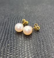 Gold 585 Perlen Ohrstecker