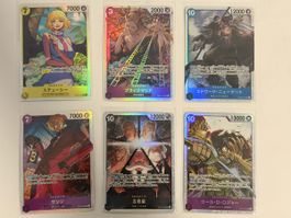 One Piece OP08-OP13 SR, R, Don, Leader, Bulk JP 700Karten