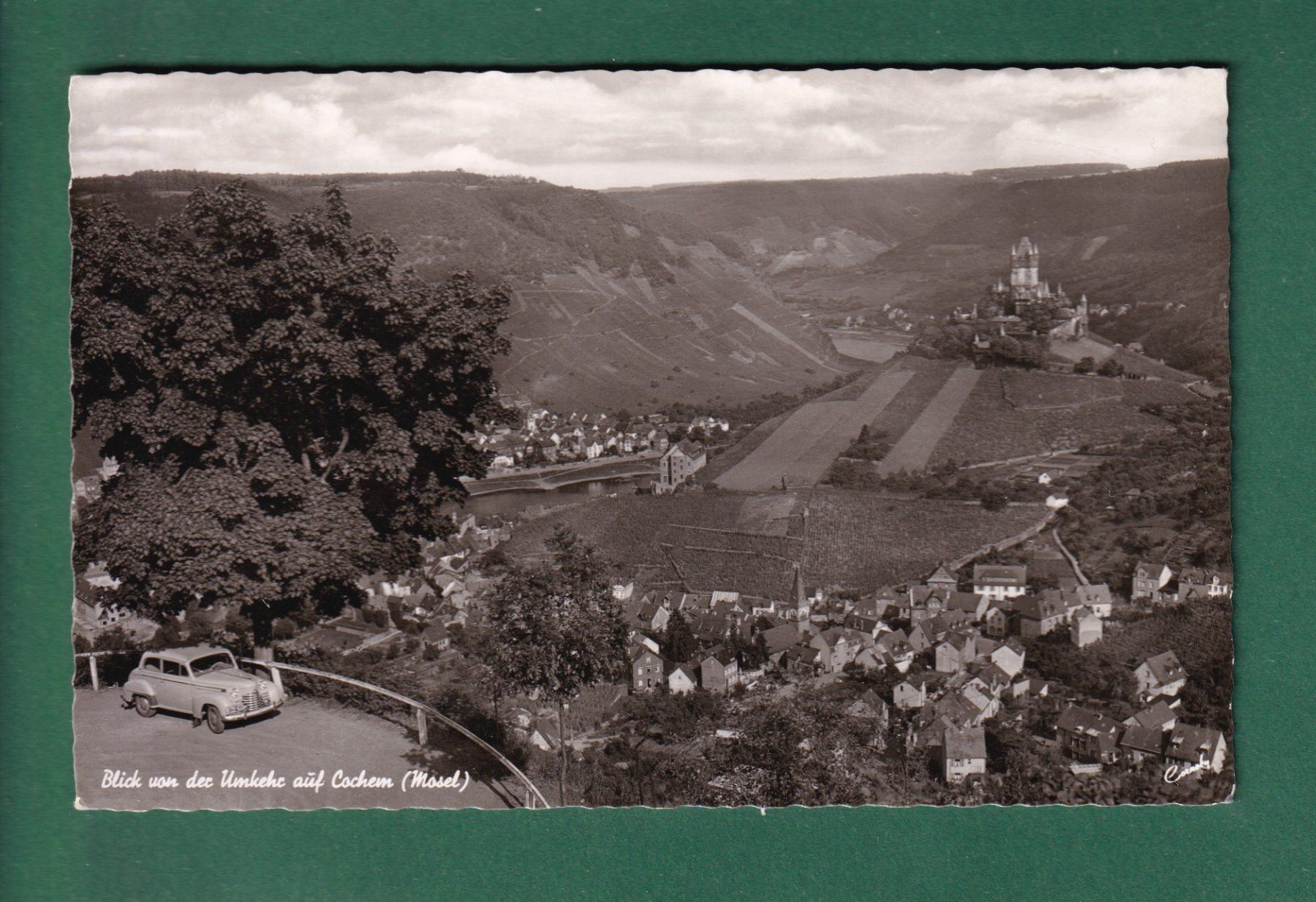 Cartoline postali: COCHEM - Blick von der Umkehr – Usato da Pully venduto da nicecards-shop