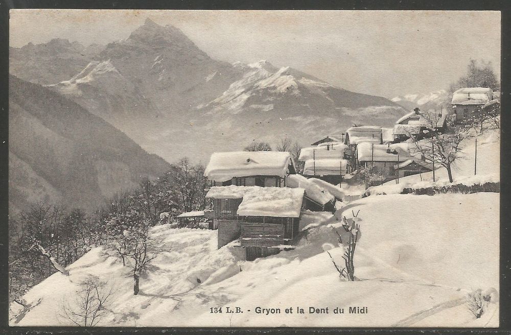 1947. Glion Caux et Dents du Midi (Gebraucht) in Zürich für CHF 3 - mit