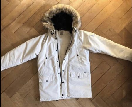 Carhartt Winter Jacke mit Fellkapuze, Grösse M