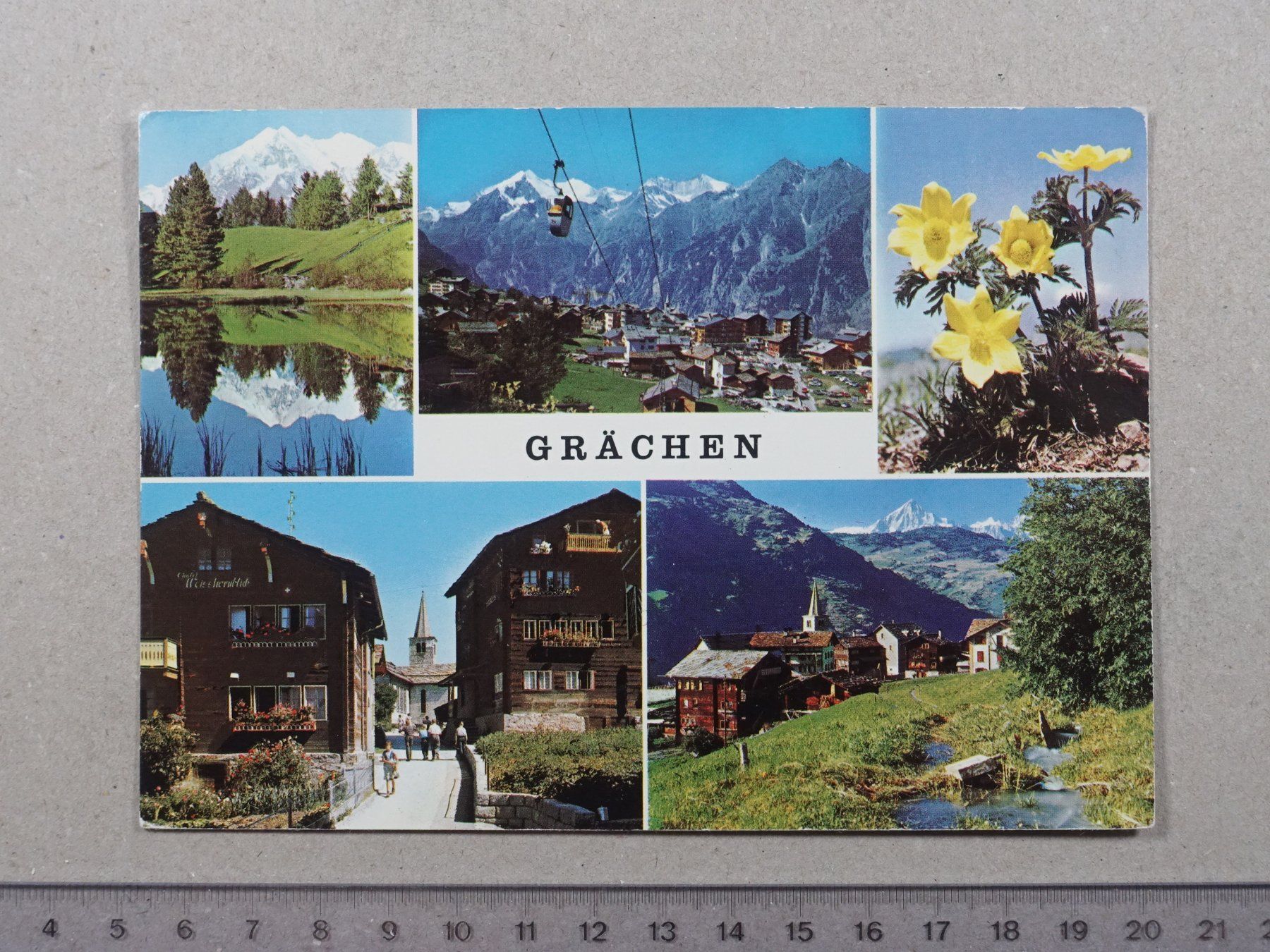 Cartes postales: Grächen, 1977 – D'occasion à Lenzburg par fh1