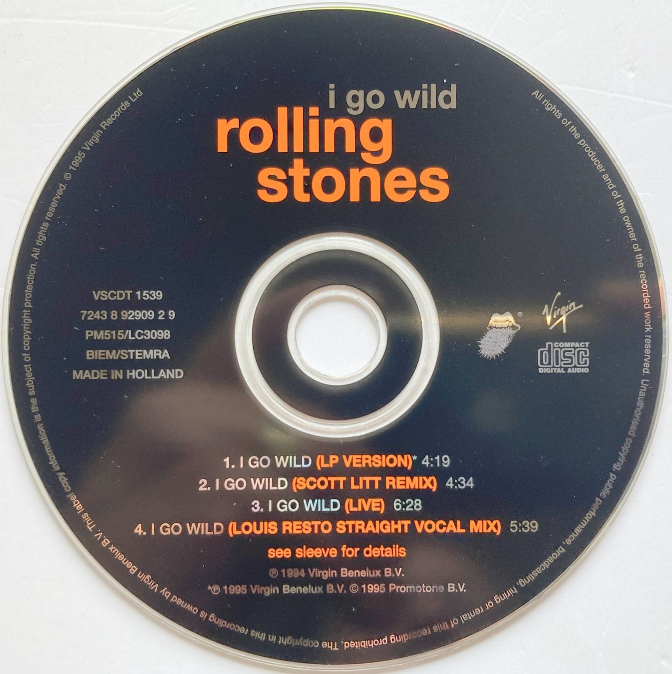 CDs: ROLLING STONES - I GO WILD – Gebraucht aus Bottens von hotter-than-hell 2
