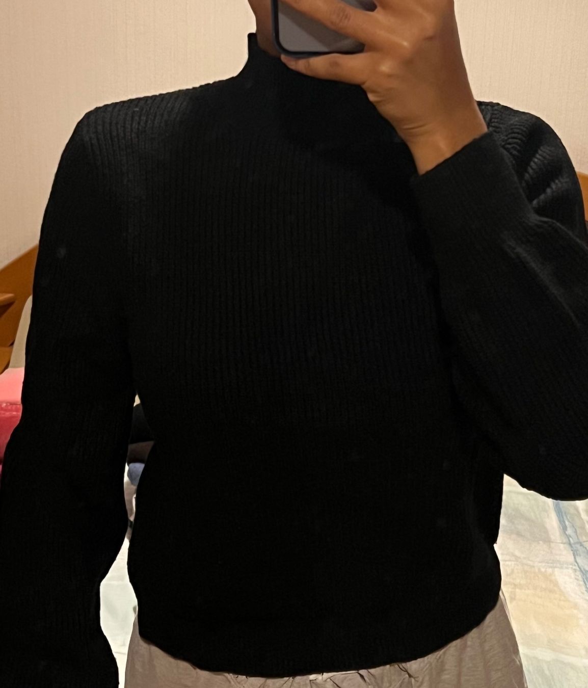 Zara Maglioni & Felpe: Schwarzer Rollkragenpullover, Grösse L – Nuovo (secondo la descrizione) da Zürich venduto da celineaceline