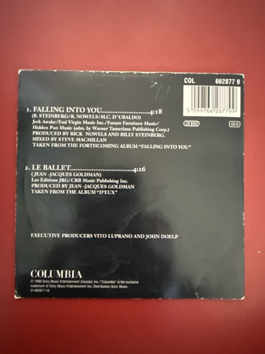CD: CD single Celine Dion Falling Into You bon état – Usato da Genève venduto da fat_8jwz 1