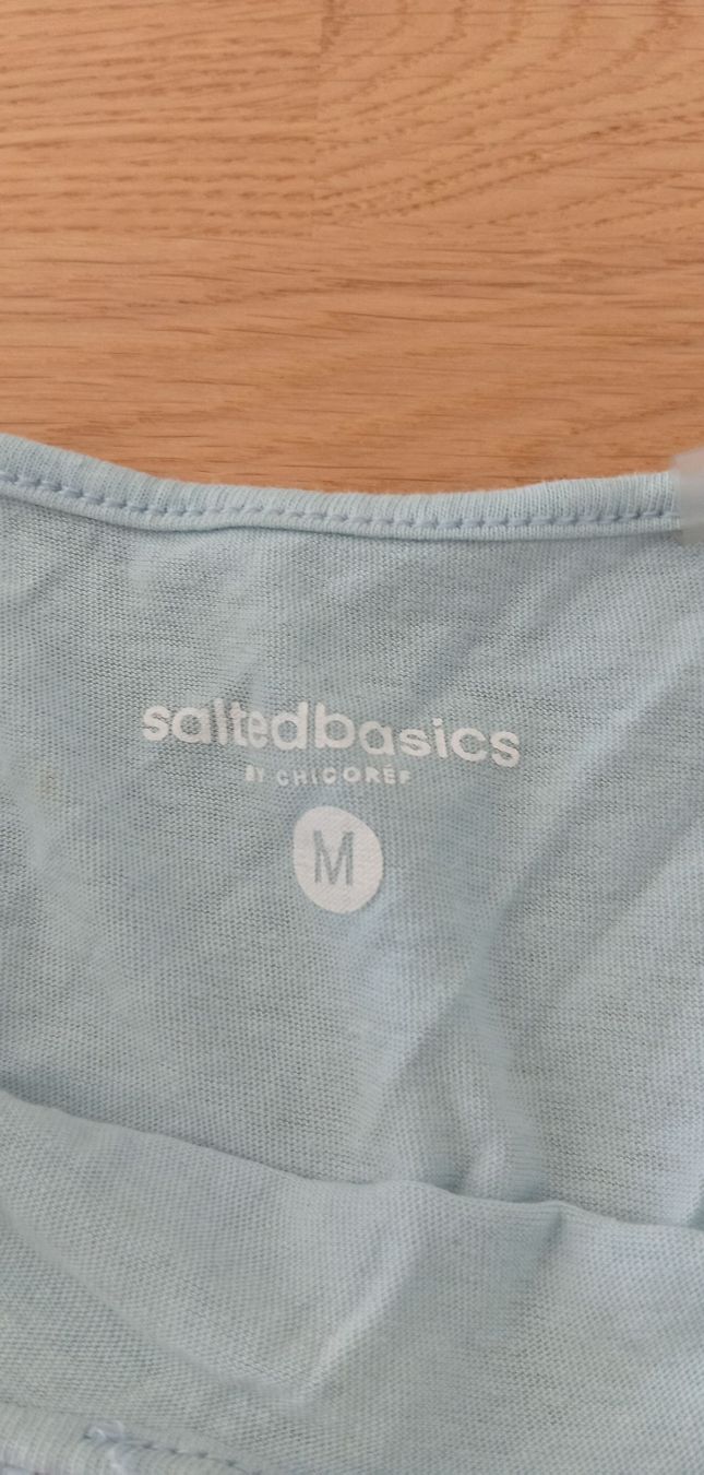 T-Shirts: T-Shirt saltedbasics by Chicoree hellblau Grösse M – Gebraucht aus Leibstadt von Fatrin