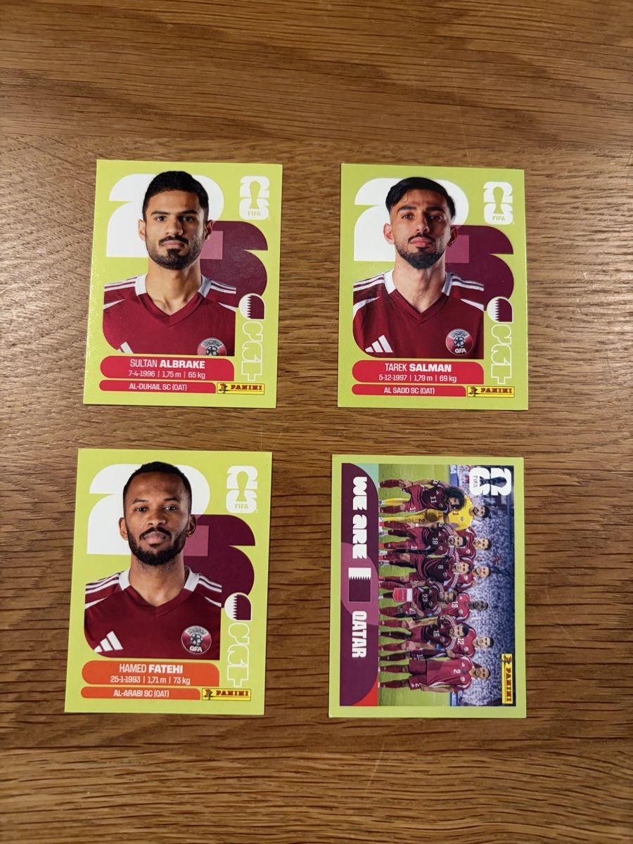 Panini Carte collezionabili: FIFA WM 2026 Panini 3 / 8 / 12 / 13 – Nuovo (secondo la descrizione) da Egg b. Zürich venduto da pie_9jrw