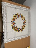 Handgestickte Tischdecke, Landhaus, Top Zustand