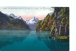 Bristenstock von Rueti aus, Urnersee