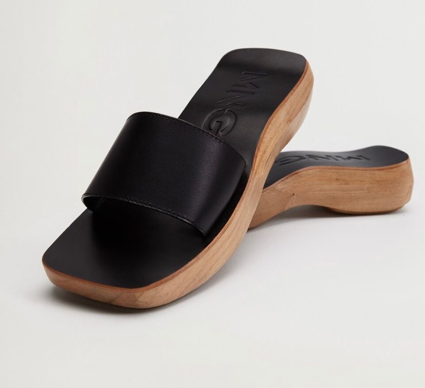 Mango Scarpe da donna: MANGO  Asymmetrische Ledersandale - neu - – Nuovo (secondo la descrizione) da Jona venduto da vanessasupermarket20 2