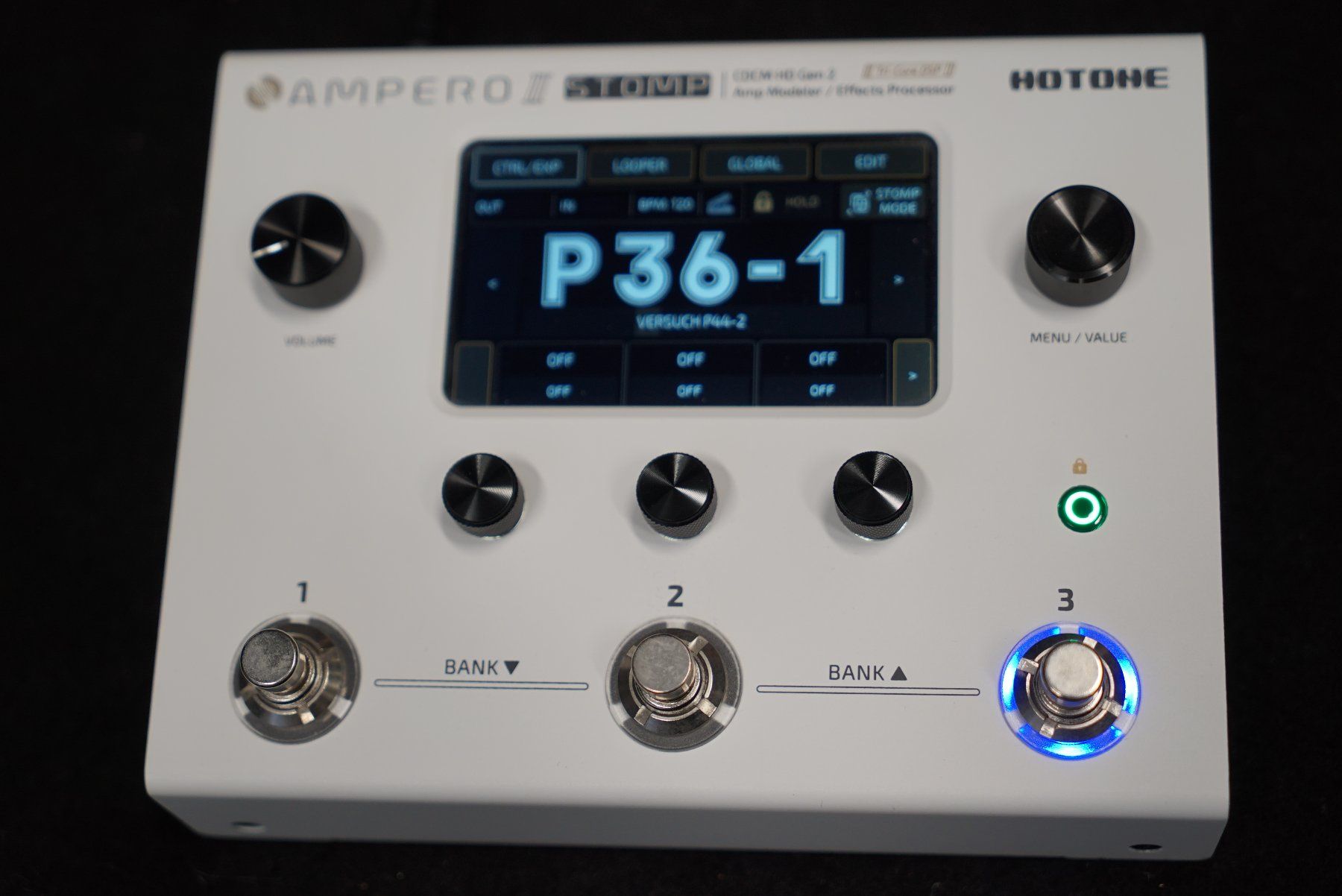 Strumenti musicali: Hotone Ampero II Stomp neuwertig – Nuovo (secondo la descrizione) da Ortschwaben venduto da Musictrade 2