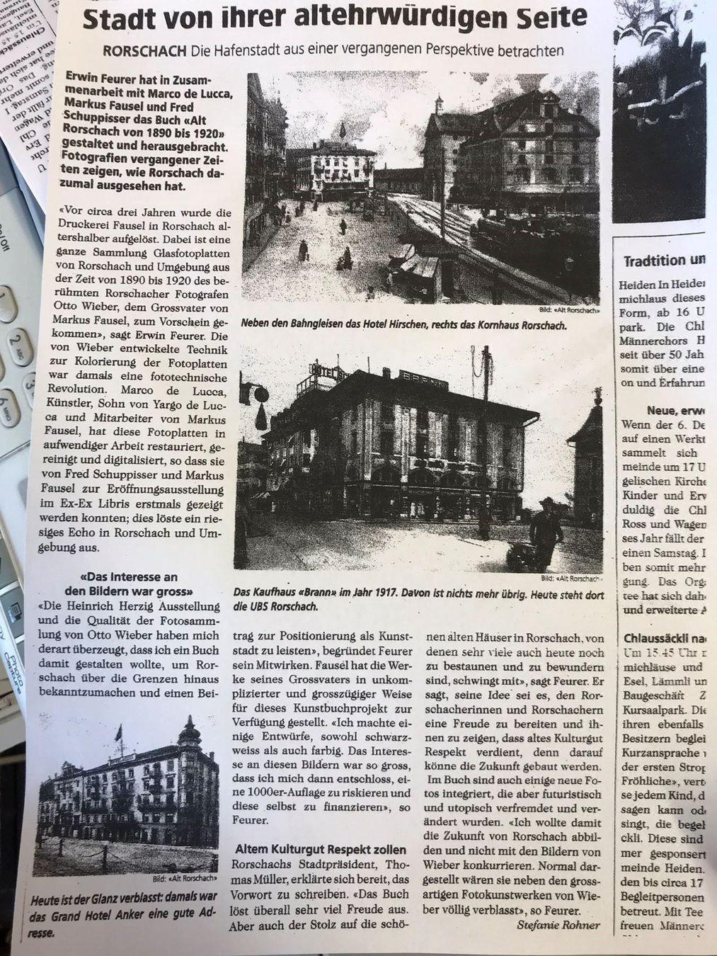 Libri: Alt Rorschach 1890 - 1920 Fotobuch – Nuovo (secondo la descrizione) da Frasnacht venduto da Kulturpalast 5