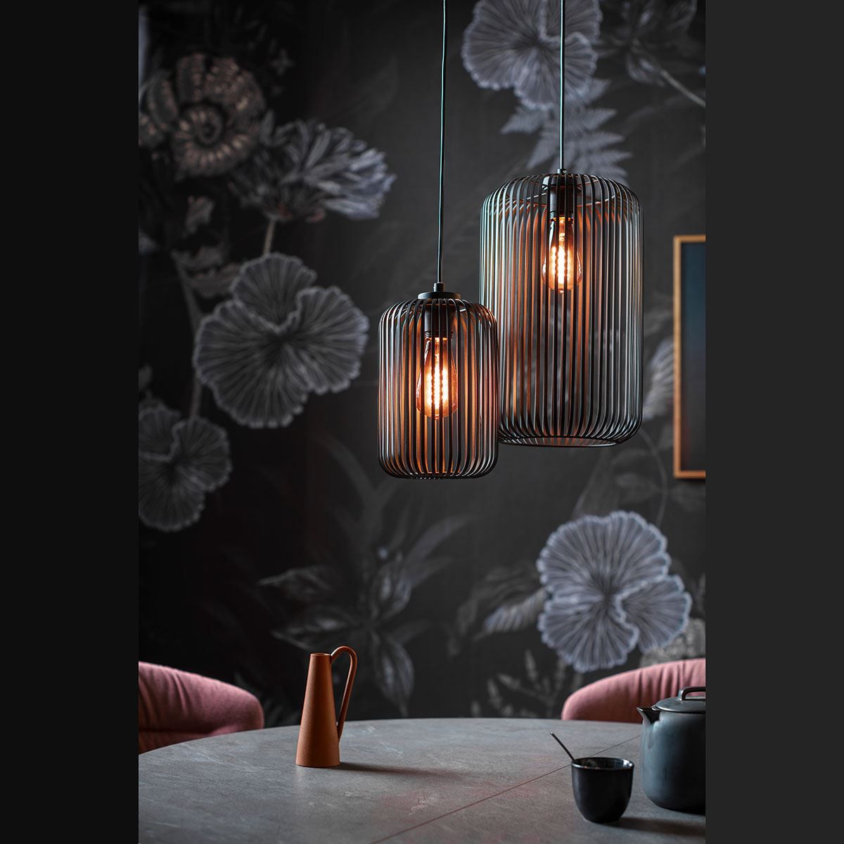 Lampadari & plafoniere: Pendelleuchte, Schwarz, 140 cm Höhe – Nuovo (secondo la descrizione) da Kreuzlingen venduto da Smart-Light 1