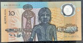 Australische 10 Dollar Banknote - Selten und Sammlerstück!