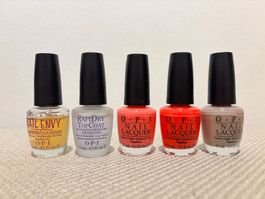 5 OPI Nagellacke