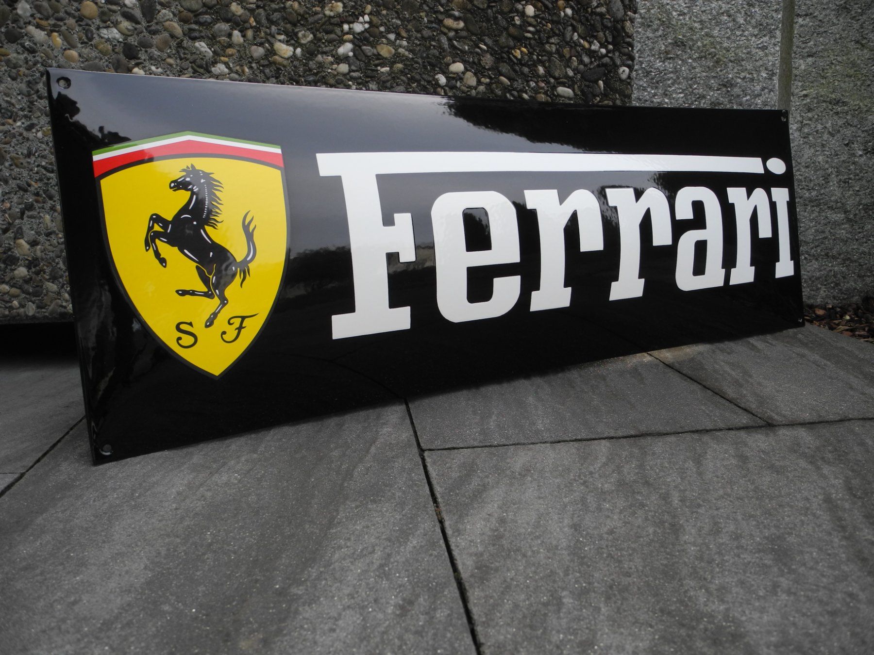 Ferrari Schilder: XXL FERRARI EMAILSCHILD – Gebraucht aus Reinach AG von Huckleberrysix 6