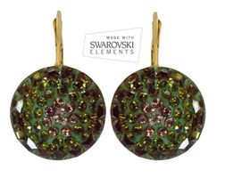 Ohrring, leverback mit Swarvoski Crystals
