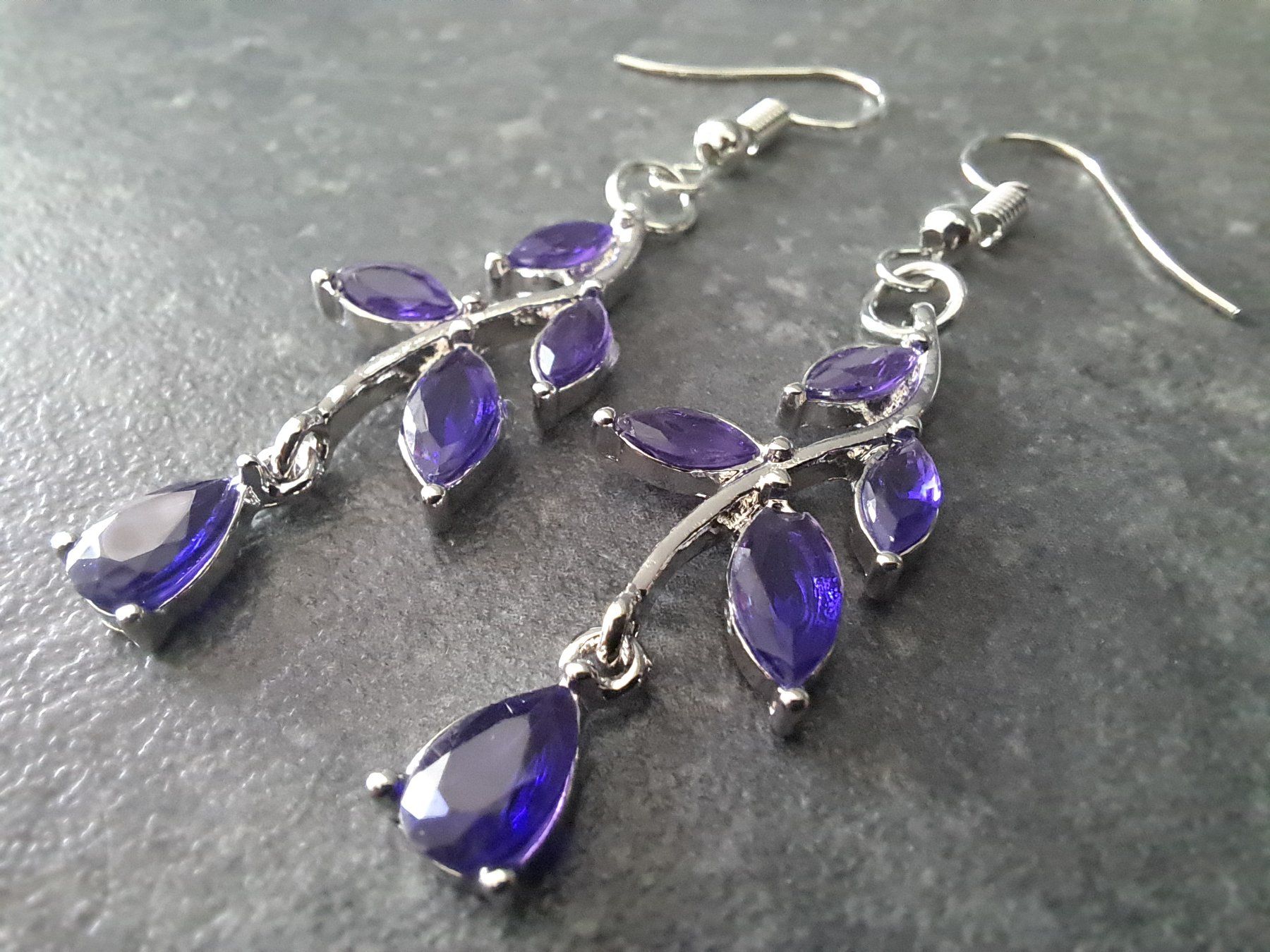 Orecchini pendenti & Orecchini a lobo: Boucles d'oreilles plaqué argent – Nuovo e nell'imballaggio originale da St-Imier venduto da supernova21 1