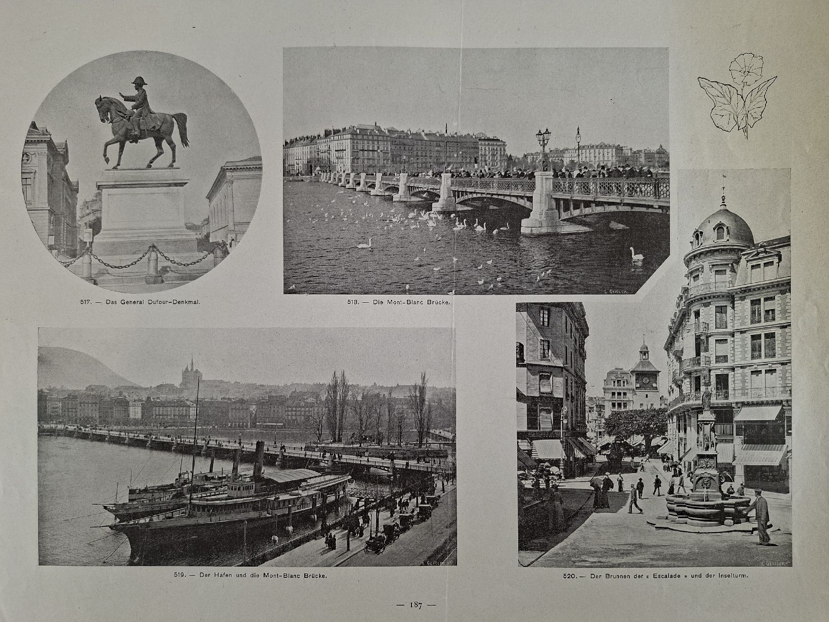 Bücher: Heft  Schweizer Panorama Album, Genf, 1903 – Gebraucht aus Grindelwald von carro5 5