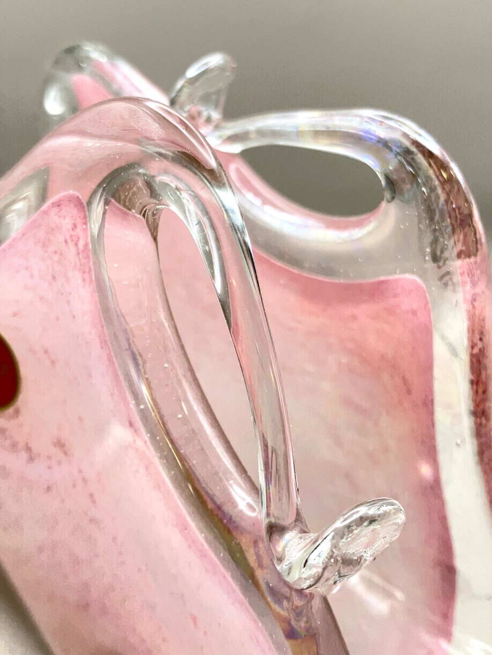 Murano Bicchieri: Murano Kristall Serviettenhalter – Usato da Horw venduto da luzernicus 7