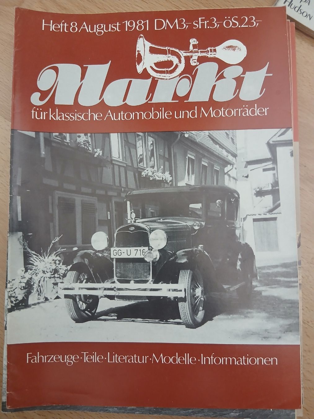 Riviste & Magazine: Altes Markt vom 8/1981 – Usato da Safenwil venduto da saavo