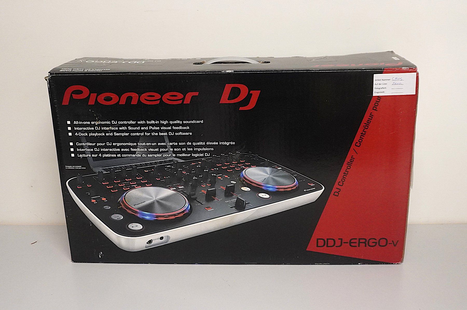 Pioneer Platines de mixage: DJ Pioneer DDJ-ERGO-V Controller - neuwertig CM05 – D'occasion à Basel par B.W.B. 1