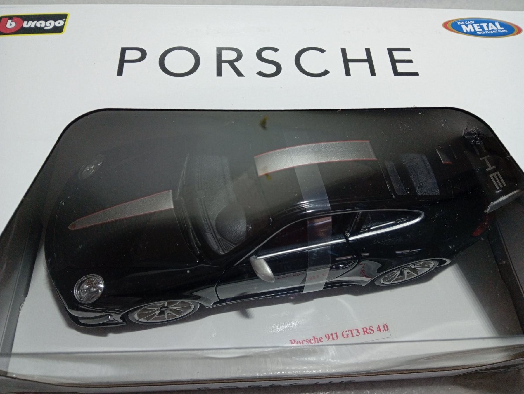Bburago Modellini d'auto: Porsche 911 GT3 RS – Nuovo e nell'imballaggio originale da Huttwil venduto da Secondtrain 3