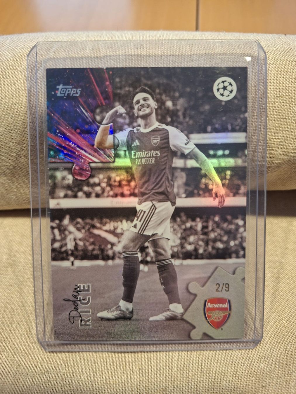 Topps Carte collezionabili: Topps UCC 25/26 Declan Rice Jigsaw 2/9 – Usato da Stallikon venduto da Pamircors