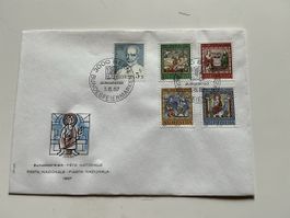 Briefmarken-Umschlag, Bundesfeier 1967, Top Zustand!